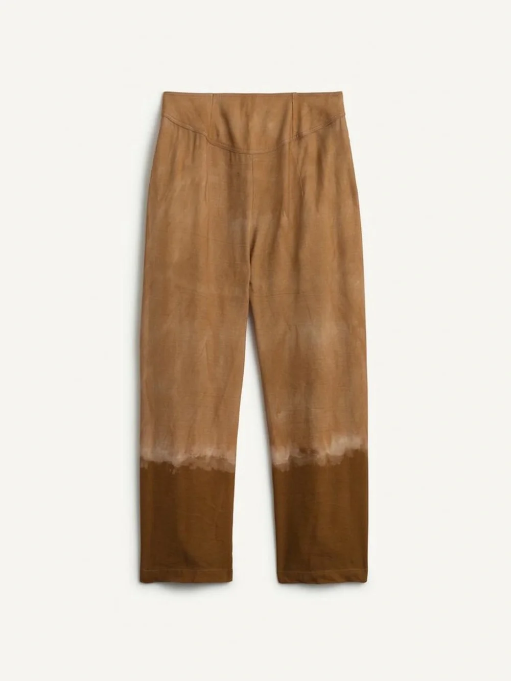 NWT. Zara SRPLS Sand/Marl Viscose/Linen Blend Mid-Rise Pants. Size L.